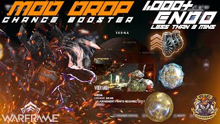 Mod Drop Chance Booster  Best Use  Get 1000 Endo in less than 3 minutes  Warframe Guide [upl. by Bratton15]