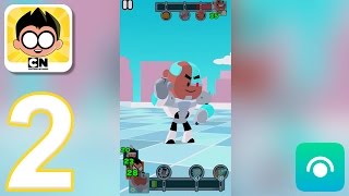 Teeny Titans  Gameplay Walkthrough Part 2  Story Missions iOS [upl. by Akeryt695]