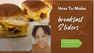 Breakfast Sliders How to make slidersHawaiian Roll Sliders [upl. by Eda884]