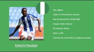 Kelechi Nwakali AD Alcorcón  Porto B  Arsenal Highlights [upl. by Nosilla955]