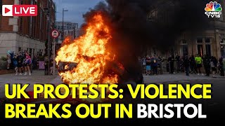 UK Protests LIVE Farright Protesters Clash With Police  Bristol Riots LIVE  Southport  N18G [upl. by Nissensohn]