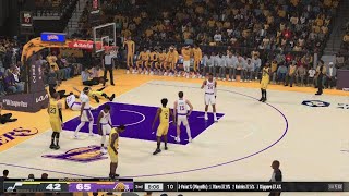 Utah Jazz vs Los Angeles Lakers NBA2K24 Gameplay PS5 Part 2 [upl. by Zinnes]