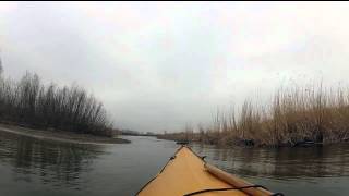 April 1 Kayaking Buffalo Lake into Deer Lake Wright County MInnesota [upl. by Ahcsat]