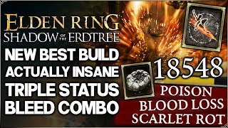 Shadow of the Erdtree  New INFINITE Status Combo BREAKS Bosses  Best Build Guide  Elden Ring DLC [upl. by Gayler423]