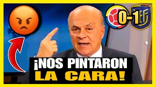 PERIODISTA COLOMBIANO FURIOSO POR LA DERROTA de Colombia 01 vs Ecuador ELIMINATORIAS sudamericanas [upl. by Cardwell]