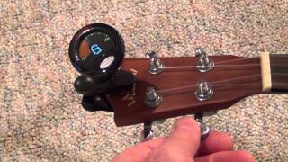 Tuning Your Ukulele with a Snark SN6 Tuner Detailed Tutorial [upl. by Romelle382]