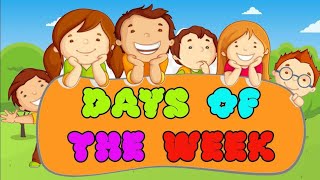 7 Days of the week l Days Name l week days l Golden Stars hl2bo [upl. by Christa]