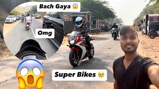 Bach Gaya 😱 Super Bikes 👌 Aravalli Hills vlog [upl. by Oedama]