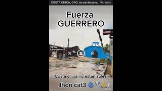 Así desbastado el huracán John en las costas de Guerrero😔😢😢 [upl. by Kentiggerma]