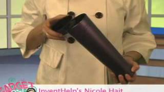 InventHelp Invention Girl Umbrella Draining Solution UDS [upl. by Yemac]