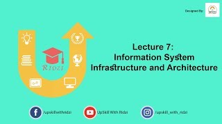 Infrastructure and Architecture of Information System IS  ITM  UpSkill with Ridzi [upl. by Orabelle]