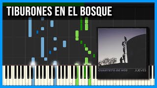 Tiburones en el Bosque Cuarteto de Nos  Synthesia  MIDI 🎵 [upl. by Ecidna]