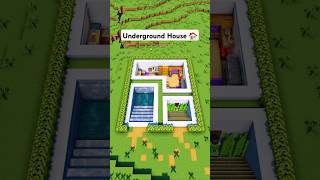 Minecraft Modern Underground House 🏠 minecraft [upl. by Staw493]