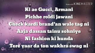 The Wakhra Song Lyrics  Judgemental hain Kya [upl. by Pilloff]