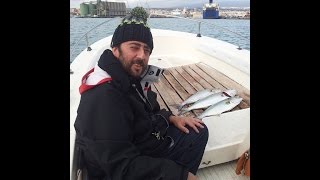 Pesce serra attacca sotto barca  Bluefish Fishing [upl. by Christabel492]