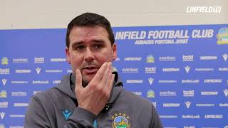 INTERVIEW  David Healy postmatch vs Coleraine  16042024 [upl. by Nnylirret]