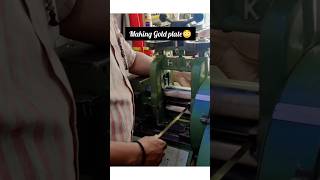 Gold Plate Making For Dye Chain😱😳ytshorts shorts gold viralvideo [upl. by Tiebold]