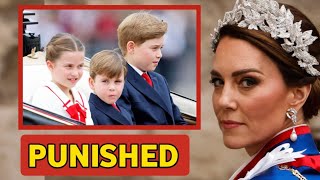 PUNISHED🚨 Princess Kate punished George Charlotte amp Louis for boycotting her pancakes [upl. by Anippesuig]