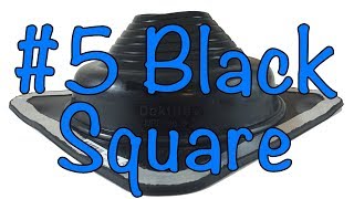 5 Black Dektite Square EPDM Pipe Flashing [upl. by Senn680]