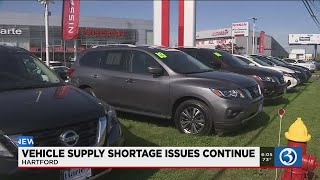 Car dealerships still seeing an inventory shortage [upl. by Nomal]