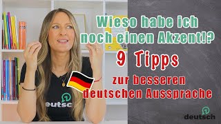 Improve your 🇩🇪German pronunciation with these 9 Tipps [upl. by Sharline]