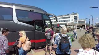 Riga to Vilnius on Lux Express Bus [upl. by Doralin]