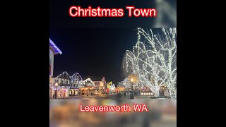 Leavenworth Christmas Town Winter Wonderland Adventureamtrak christmastown leavenworthsnow [upl. by Ruffo652]