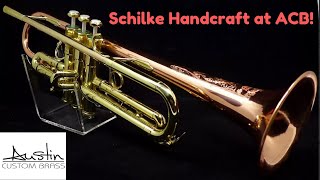 Cool Schilke Handcraft Trumpet demonstration by Trent Austin At Austin Custom Brass ACB [upl. by Amzu]