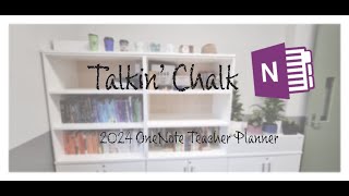 2024 OneNote Teacher Planner Video [upl. by Darrej]