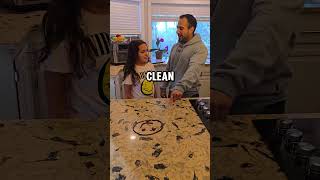 Prank to clean Kitchen viralvideos prank pranking funny pranks prankvideo prankshorts short [upl. by Ardnahc]