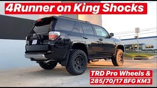 2019 4Runner on Kings TRD Pro Wheels amp BFGoodrich KM3 2857017 [upl. by Ahkeber145]