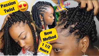 THE BEST PASSION TWIST CROCHET STYLE I TRIED BEAUTYCANBRAID METHOD MUST SEE [upl. by Yemarej576]