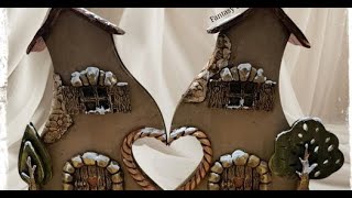 🎄Fantasy Del Art  Χριστουγεννιάτικα Σπιτάκια Αγάπης🎅🏻 live 24 vintage handmade christmas [upl. by Swayne]