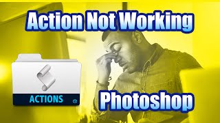 Action Not working for photoshop [upl. by Loziram]