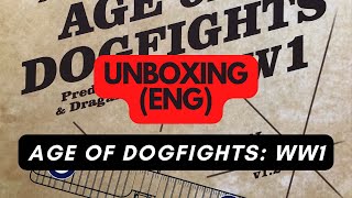 🇬🇧 635 Age of Dogfights WW1  unboxing ENG [upl. by Ahsikym]