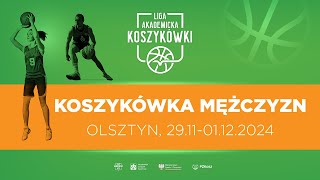 Liga Akademicka AZS  Olsztyn  Koszykówka M  Politechnika Gdańska  ANS Skierniewice [upl. by Salmon]