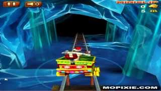 Play Free Online Rail Rush Worlds Games  Rail Rush Worlds Snow Land [upl. by Schaper]