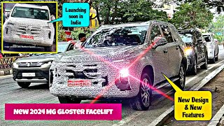 2024 New MG Gloster Facelift Launching Soon in india 🔥 Toyota Fortuner Killer 🔥 New Looks amp Features [upl. by Socem]