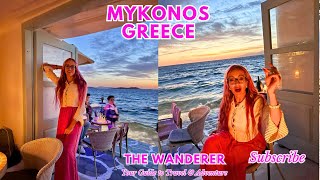 Mykonos Greece 🇬🇷 4K walking tour between contrasting Mykonos vacation walking [upl. by Narod]