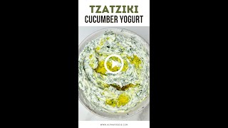 Authentic Greek Tzatziki Sauce 🥒 [upl. by Steffi484]