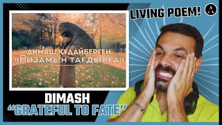 DIMASH  quotРизамын тағдырғаquot  Grateful to Fate  REACTION  A Live Poem [upl. by Marbut]