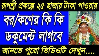 What Documents are Needed For Ruposhree Prokolpo ApplicationHow To Apply amp Download Formin WB2018 [upl. by Inahet]