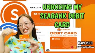 UNBOXING SEABANK DEBIT CARD  DIGITAL BANKING [upl. by Ondine199]