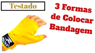 3 Formas de como colocar Bandagem [upl. by Yriek]