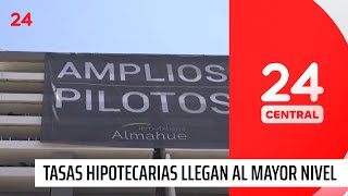 Tasas hipotecarias llegan a su mayor nivel de 2023  24 Horas TVN Chile [upl. by Kippie]