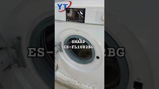 Mesin Cuci Front Loading Sharp ESFL1082BG [upl. by Tacklind490]