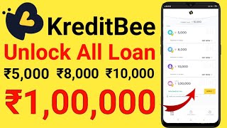 KreditBee Unlocked All Loan With proof amp Get ₹100000 Instently in your bank account  Hindi [upl. by Aneehta518]