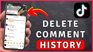 How to DELETE Comment History On TikTok  TikTok Tutorial [upl. by Lara97]