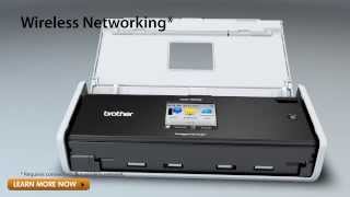 Brother™ ADS1500W Desktop Scanner [upl. by Ambrosine240]