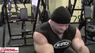 IFBB Pro branch warren training back powerhouse gym bodybuilding motivation video 2010 [upl. by Tasha681]